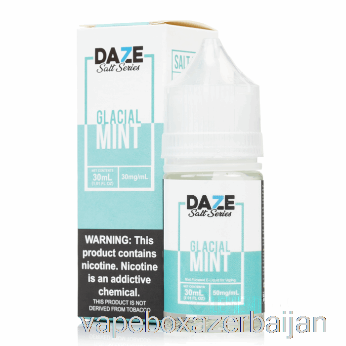 E-Juice Vape Glacial Mint - 7 Daze Salt - 30mL 50mg